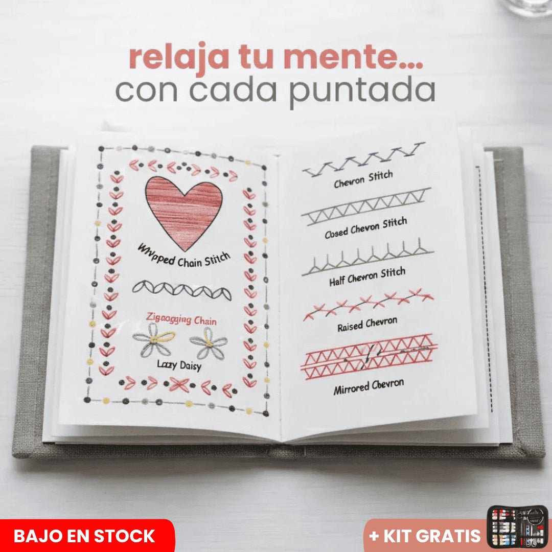Kit de Bordado Antiestrés - Selorea