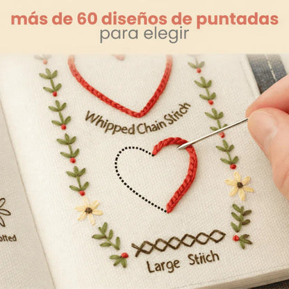 Kit de Bordado Antiestrés - Selorea